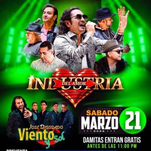 Industria del Amor - Sábado 21 marzo